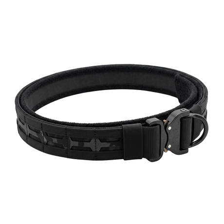 Highlander Belt 2.0 in Black with the AustriAlpin COBRA D-ring buckle