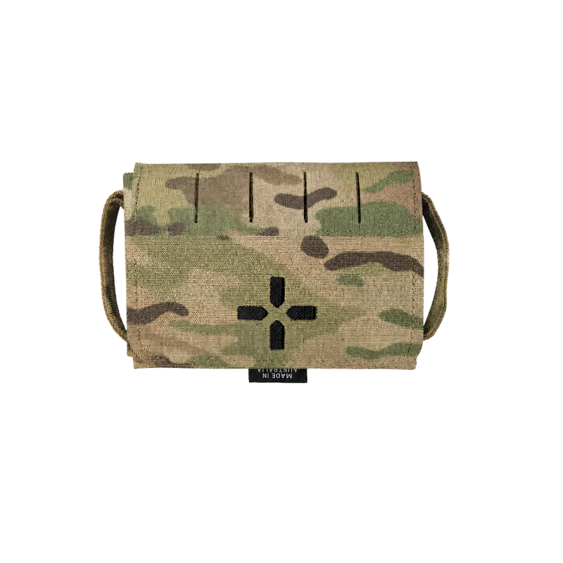 Micro IFAK 2.0 pouch in Multicam. Sold empty