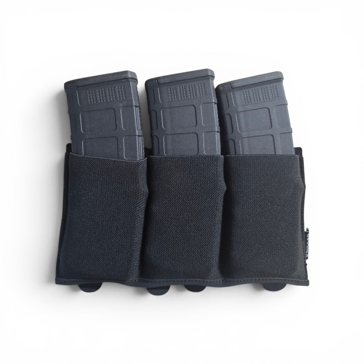 Elastic Triple Utility Placard - Black
