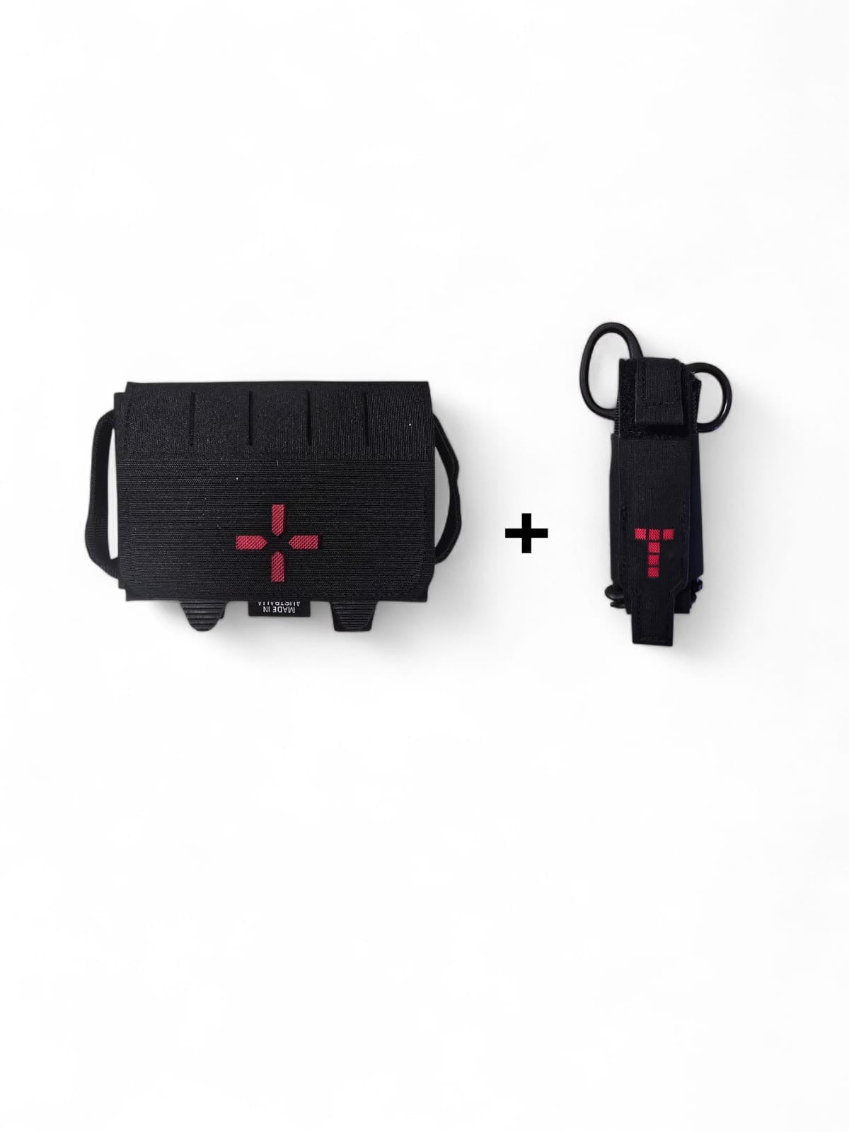 Micro IFAK 2.0 & Tourniquet Combo (Empty) - Black