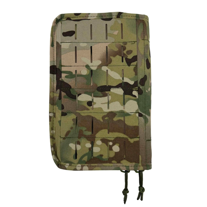 Krieger Commander Admin Panel in Multicam, laser-cut MOLLE admin panel for plate carriers and chest rigs