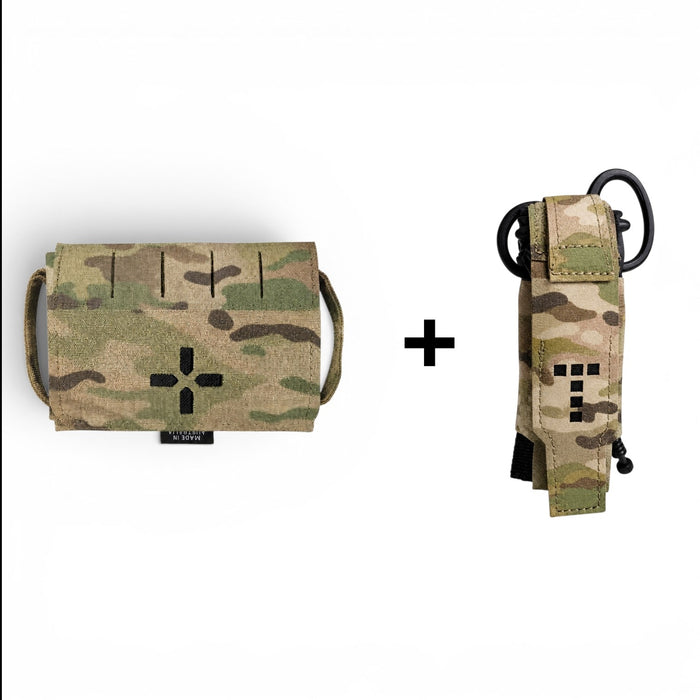 IFAK 2.0 + TQ Pouch Combo (General Operational Fitout) - Multicam